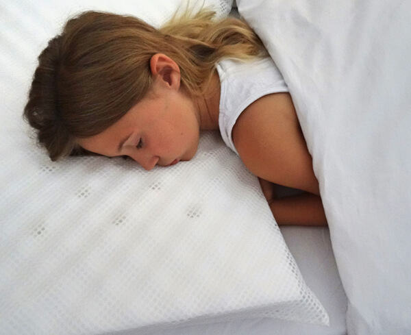 A Sleep-Safe pillow won’t block the nose and mouth.